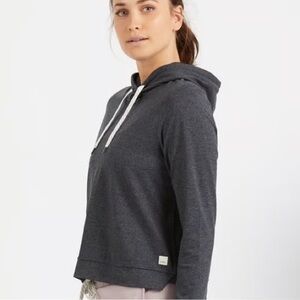 Vuori Halo Essential Hoodie - XS - dark gray heather pullover sweatshirt top